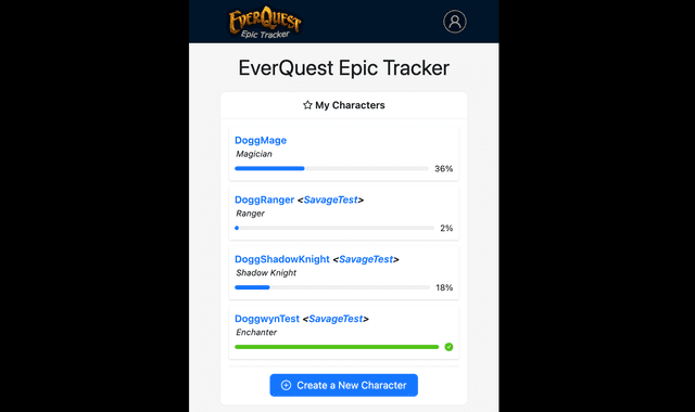 EverQuest Epic Tracker